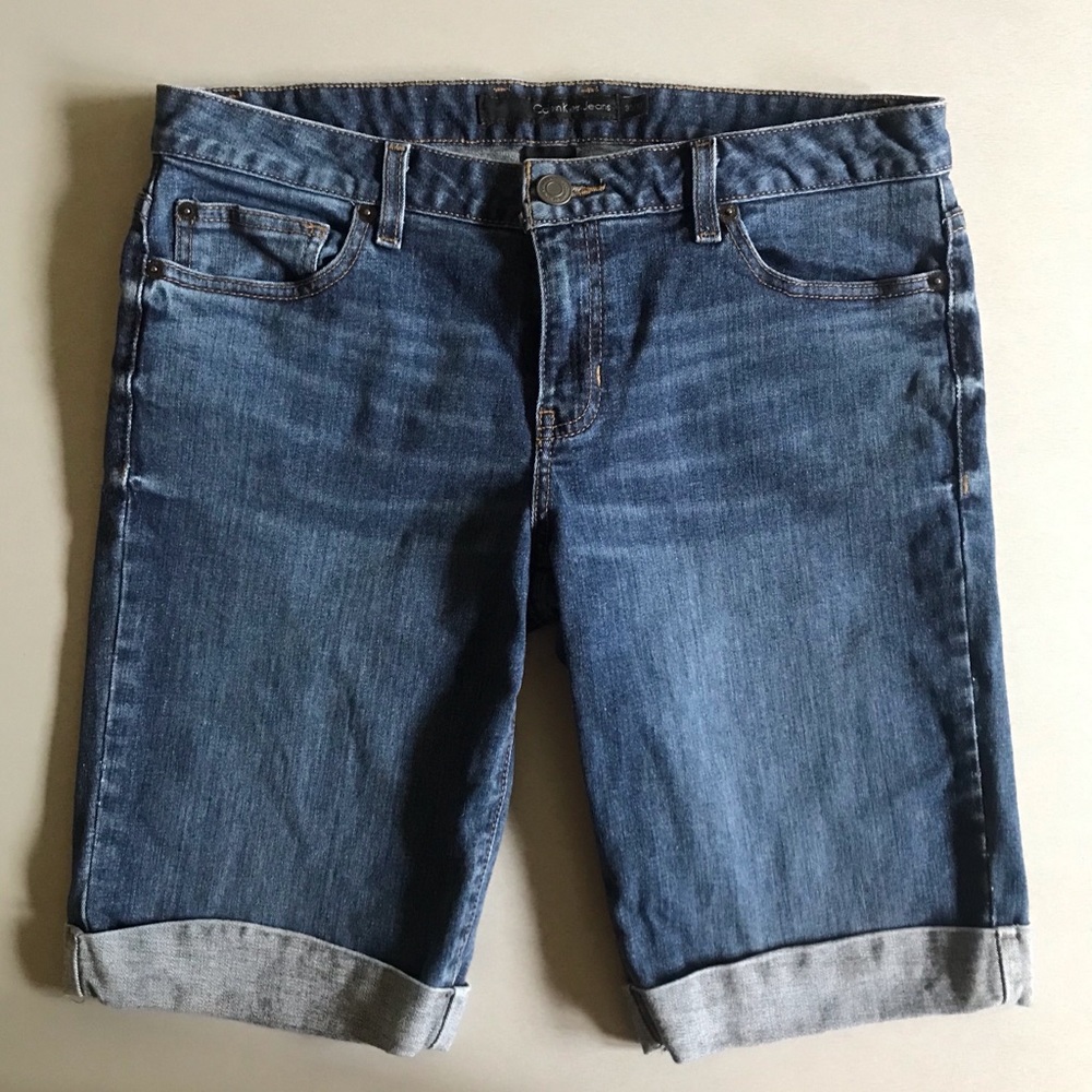 Calvin Kleins Blue Denim Jean Shorts Size 30 / 10